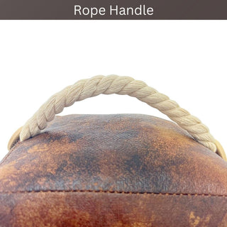 His Lordship Faux Leather Doorstop, 16cm Novelty Slogan Door Stop Rope Handle