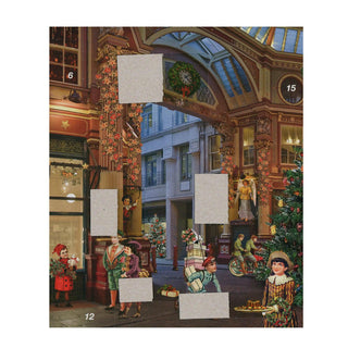 Victorian Christmas Shopping Mall | Traditional Christmas Paper Advent Calendar