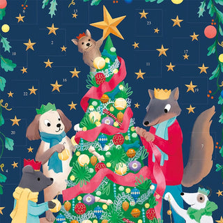 Bow Wow Wow Christmas Advent Calendar, 42cm Picture Dog Advent Calendar