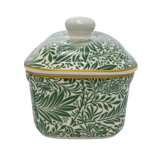 William Morris Larkspur Butter Dish, Fine China Butter Dish with Lid - 16cm