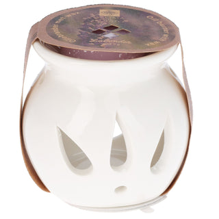 Ceramic Wax Burner & Scented Melt | Tealight Holder & Essential Oil Burner - 8cm