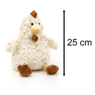 Novelty Plush Chicken Hen Doorstop | Decorative Fabric Bird Doorstop | Farmyard Animal Door Stopper