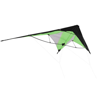 Dual Line Stunt Kite | Easy Fly Kids Adults Sports Kite | Power Kite Stunt Kite - Colour Varies One Supplied
