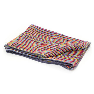 Multi-Striped Recycled Bath Towel | 100% Cotton Eco Friendly Bathroom Bath Towel