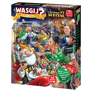 Wasgij Advent Calendar Christmas TV Special! 24 x 54 Piece Jigsaw Puzzle