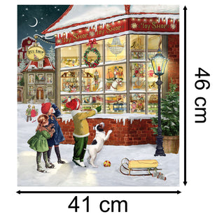 Christmas Advent Calendar The Toy Shop at Christmas Traditional Advent Calendar