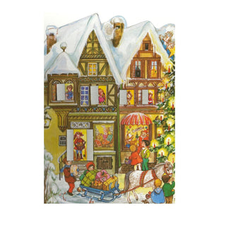 At the City Wall | 3D Freestanding Traditional Christmas Paper Advent Calendar
