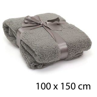 Teddy Snug Throw Blanket | Super Soft Luxury Fleece Throw Blanket | Sofa Bed Blanket Single