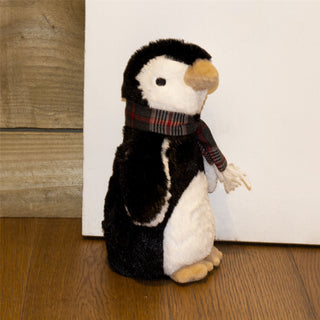 Adorable Fabric Novelty Penguin Doorstop | Decorative Plush Penguin Door Stop | Animal Door Stopper Weighted Indoor Door Stop