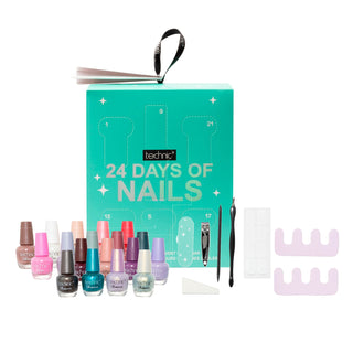 Technic Nail Care Advent Calendar, 24 Day Nail Advent Calendar with 18 Varnishes