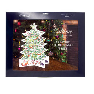 3D Christmas Advent Calendar 3D Christmas Tree | Fold Out Advent Calendar Traditional Advent Calendar | Picture Advent Calendar Paper Advent Calendar