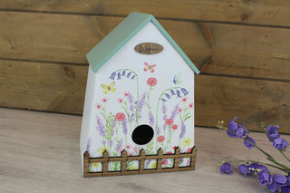 Meadow Wooden Bird Box Bird House | Bird Nesting Box Bird Hotel | Outdoor Bird Box For The Garden