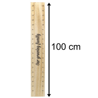 100cm Children's Wooden Height Chart | Kids Growth Chart Children's Room | Kids Bedroom Accessories