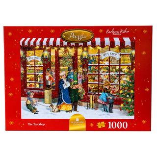 Deluxe Christmas Jigsaw Puzzle 1000 Pieces | The Toy Shop At Christmas Jigsaw Puzzle | Jigsaw Puzzles For Adults