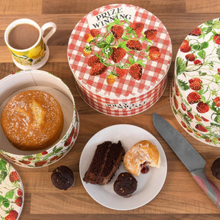 Emma Bridgewater Strawberries Set Of 3 Cake Tins | Nesting Cake Storage Tins