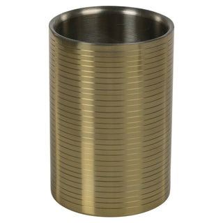 Gold Metal Wine Cooler | Stainless Steel Double Walled Wine Bottle Holders