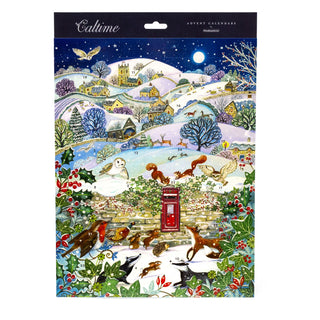 Christmas Advent Calendar Winter Village | Animals Picture Advent Calendar