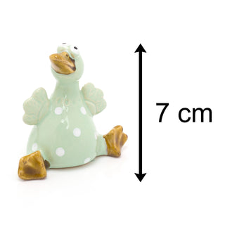 Ceramic Duck Ornament Duck Statue | Mini Duck Figurine Statue | Bird Sculpture Duck Decorations