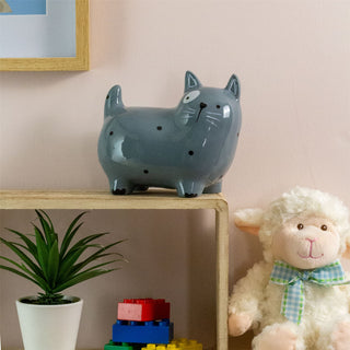 Kids Ceramic Piggy Bank | Childrens Coin Money Box Money Bank for Kids