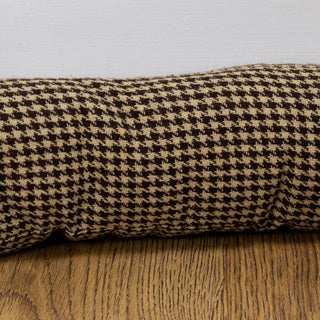 Herringbone Dachshund Draught Excluder | Fabric Sausage Dog Draft Excluder 88cm