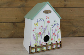 Meadow Wooden Bird Box Bird House | Bird Nesting Box Bird Hotel | Outdoor Bird Box For The Garden