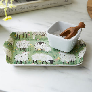 Ulster Weavers Woolly Sheep Scatter Tray | Kitchen Tray With Handles - 21cm