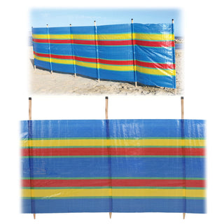 6 Pole Beach Windbreaker | Camping Windbreak Windshield For Beach | Wind Shield Beach Screen