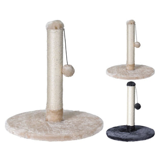 39 x 43cm Cat Scratching Post Cat Climbing Tree | Cat Scratch Post With Ball Kitten Scratching Post | Scratching Post For Cat And Kittens Play Tower - Colour Varies One Supplied