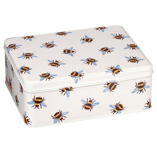 Emma Bridgewater Bumblebee Rectangle Storage Tin | Biscuit Treat Storage Tin