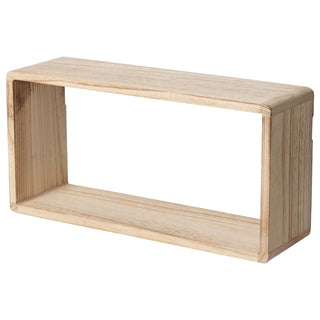 Set Of 3 Wooden Cube Floating Wall Shelves | Wall Mounted Display Shelf Set