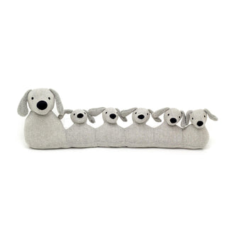 71Cm Grey Dog Draught Excluder ~ Door Draught Cushion