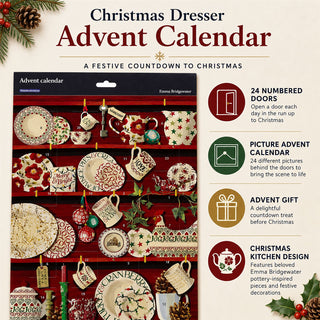 Emma Bridgewater Christmas Dresser Advent Calendar, Picture Calendar