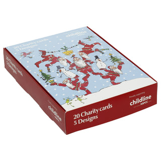 Quentin Blake NSPCC Childline Charity Christmas Cards, 20 Cards in 5 Designs