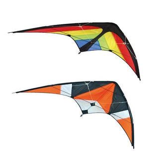 V12 Delta Pro-series Kite Dual Line Stunt Kite | Kids Adults Two Line Sports Kite | Outdoor Power Kite Stunt Kite - Colour Varies One Supplied