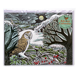 Owl in Winter Pop-up 3D Advent Calendar | Bird Christmas Calendar - 40x30cm