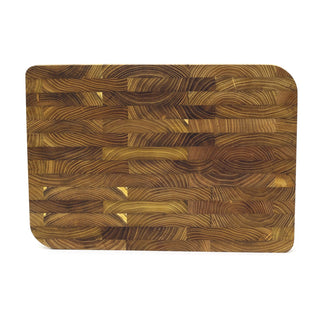 Large Teak Chopping Board | End Grain Wooden Kitchen Cutting Board - 40x28cm
