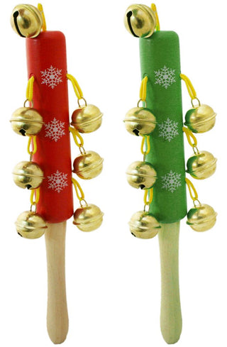 Jingle Bells Christmas Jingle Stick Instrument - Colour May Vary