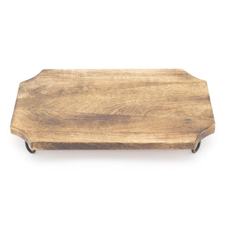 Kitchen Wooden Cutting Chopping Board On Legs ~ 40x25cm Beautiful Mango Wood Cutting Board Or Serving Platter