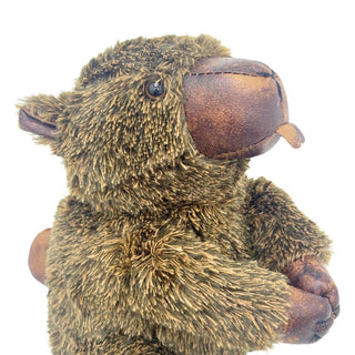Bertie Beaver Door Stop, 29cm Weighted Faux Fur Animal Doorstop - 1.9kg