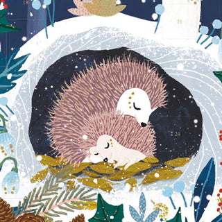 Christmas Advent Calendar Wild Wood Hideaway | Hedgehog Advent Calendar Traditional Advent Calendar | Animal Picture Advent Calendar Paper Advent Calendar