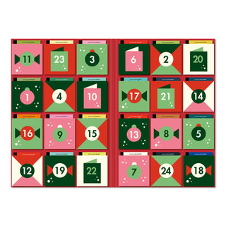 Book Advent Calendar, 24 Mini Children's Christmas Books and Biographies