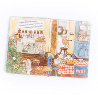 Cat Family Christmas Advent Calendar Lift-the-Flap Book, 24-Page Advent Book