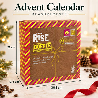 Rise Coffee Advent Calendar 2026, 24 Whole Bean, Single-Origin Speciality Coffee