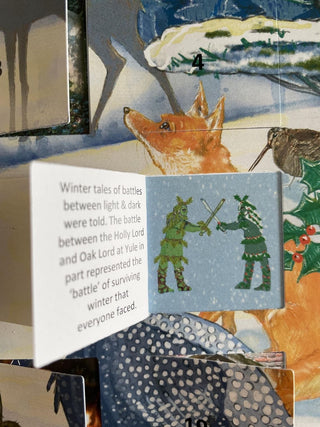 Yuletide with the Ancestors Christmas Advent Calendar, A4 Woodland Wildlife