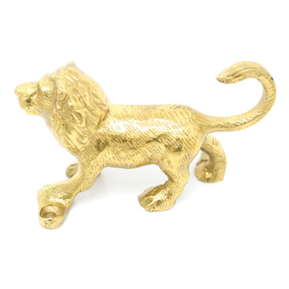 Decorative Gold Effect Safari Animal Wall Mounted Coat Hook ~ Single Aluminium Hanger Peg