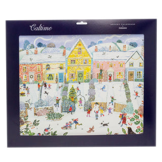 3D Christmas Advent Calendar Christmas Village | Fold Out Advent Calendar Traditional Advent Calendar | Picture Advent Calendar Paper Advent Calendar