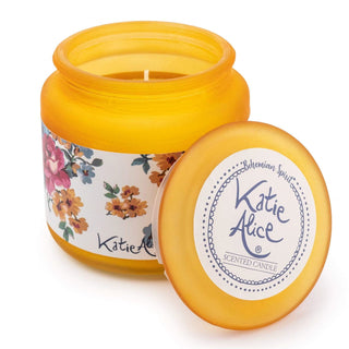 Katie Alice Vintage Floral Scented Soy Wax Candle | Amber Lily Fragrance Candle