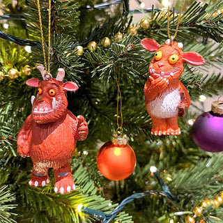 The Gruffalo Christmas Tree Decoration Set | 3D Resin Gruffalo & Child Ornaments