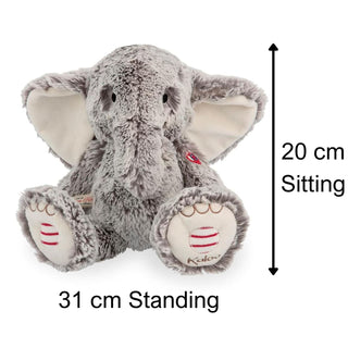 Kaloo Noa Elephant Musical Soft Toy 31cm | Plush Cuddly Baby Lullaby Music Box