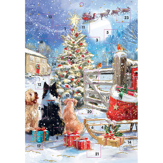 A Visit From Father Christmas Advent Calendar, 33.5cm Picture Countdown